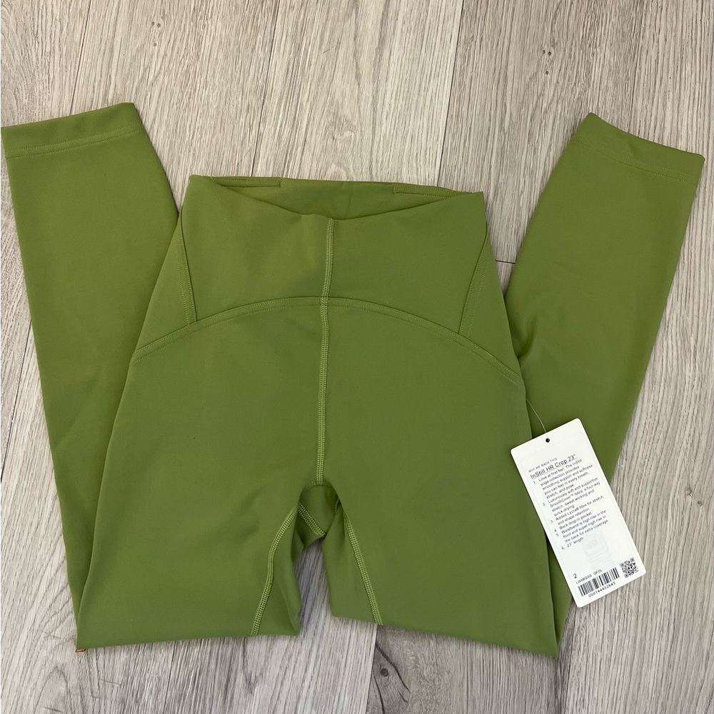 NWT Lululemon Instill High-Rise Crop 23” size 2